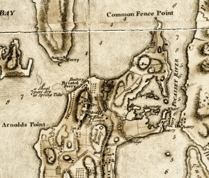 From Blaskewitz Revolutionary War era map